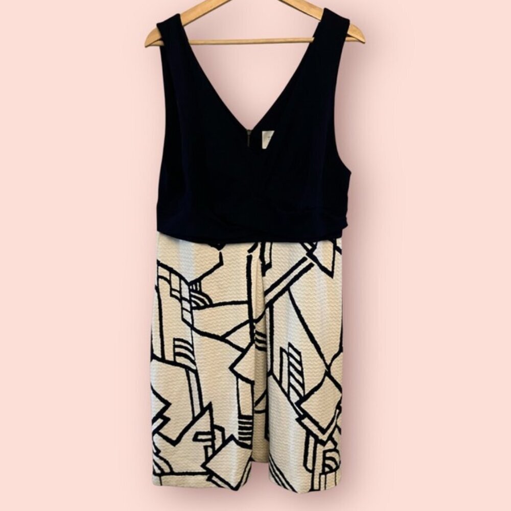 Navy and White Summer Dress